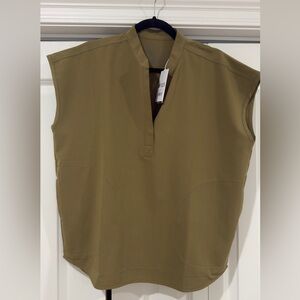 🩺 FIGS Rafaela Oversized Scrub Top — Martini Olive